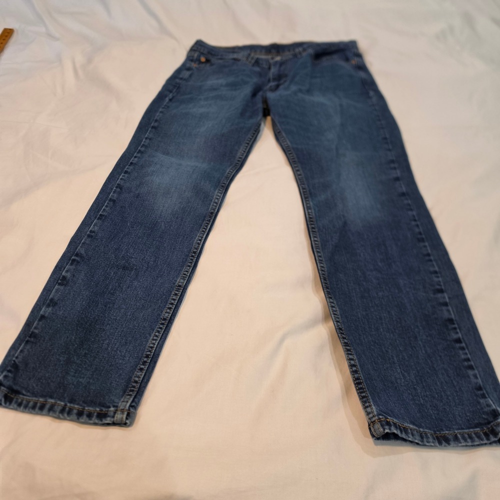 Levi Strauss 511 Slim Fit Jeans Mens 34x30 Blue Excellent Medium Wash Denim